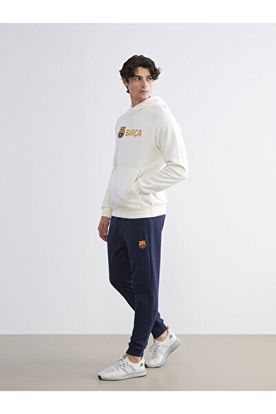 LC Waikiki Slim Fit Barcelona Baskılı Erkek Taraftar Jogger Eşofman Altı