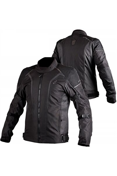 LS2 جاكيت سيبانج 4 مواسم للدراجات النارية أسود-رمادي