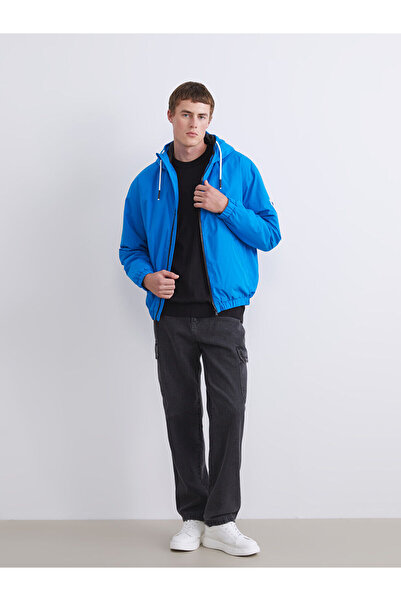 LC Waikiki Peak Новий сезон Зручний крій Чоловічий середньої товщини пальто з капюшоном