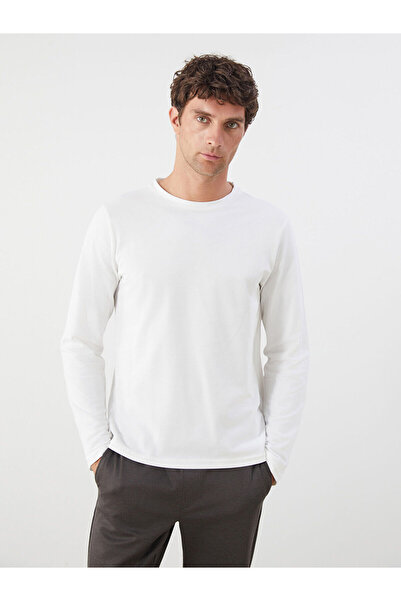 LC Waikiki Hilfa New Season Crew Neck Long Sleeve Men's T-Shirt