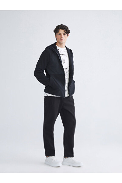 LC Waikiki Peak Yeni Sezon Kapüşonlu Polar Erkek Fermuarlı Sweatshirt