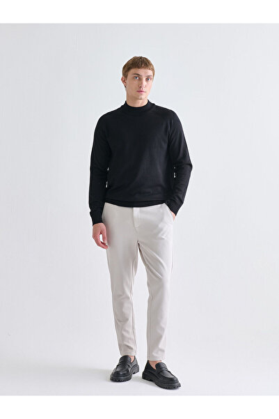 LC Waikiki Ανδρικό πλεκτό πουλόβερ με μακρυμάνικο μισό ζιβάγκο