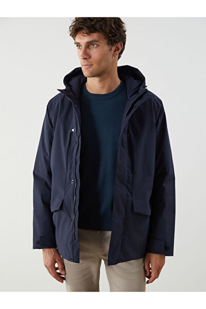 LC Waikiki Palton pentru bărbați cu glugă standard