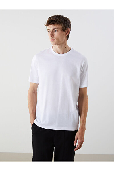 LC Waikiki New Season Crew Neck Combed Cotton Men's T-Shirt