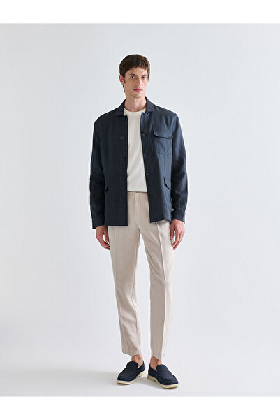 LC Waikiki Peak Yeni Sezon Standart Kalıp Keten Görünümlü Erkek Pantolon