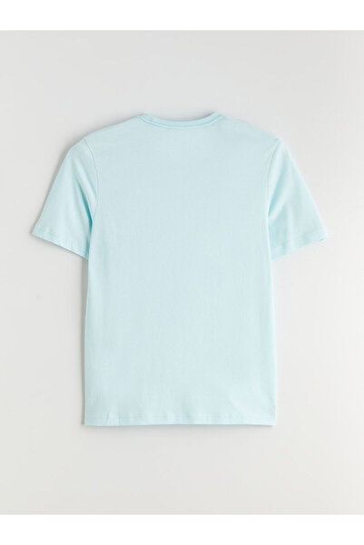 LC Waikiki New Season Crew Neck Combed Cotton Men's T-Shirt