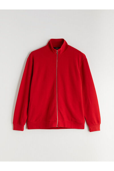 LC Waikiki Izr Нов сезон Мъжка суитшърт с цип, свободна кройка и изправен яка