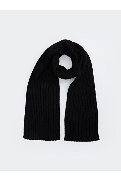 LC Waikiki Eșarfă pentru bărbați din tricot negru