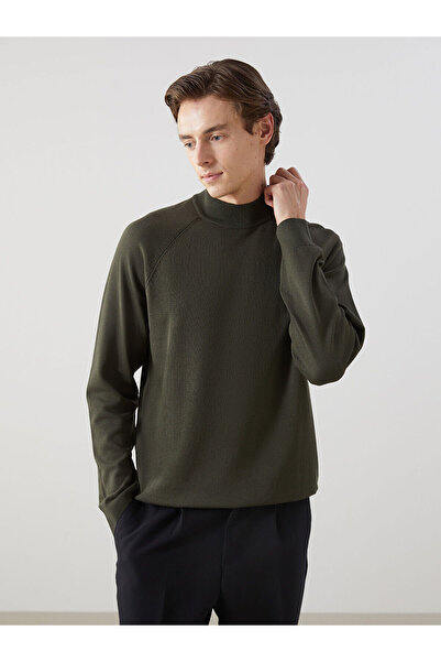 LC Waikiki Pulover tricotat pentru bărbați cu jumătate de gât cu mânecă lungă