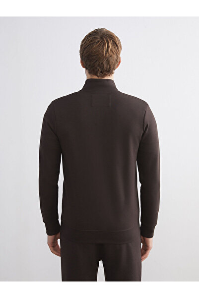 LC Waikiki Peak Yeni Sezon Dik Yaka Uzun Kollu Erkek Fermuarlı Sweatshirt