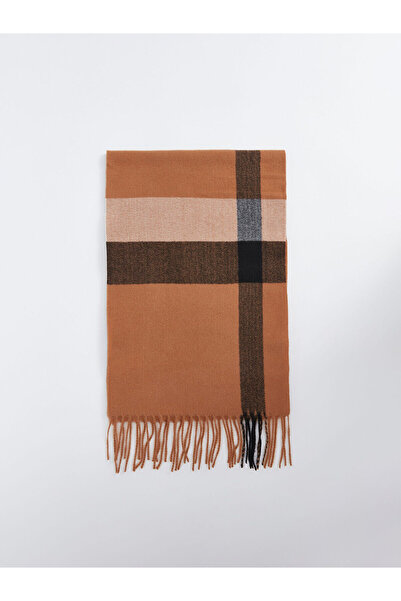 LC Waikiki Ανδρικό κασκόλ με καρό σχέδιο Vizyon New Season με φούντες