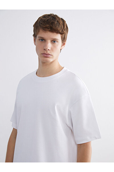 LC Waikiki New Season Crew Neck Combed Cotton Men's T-Shirt