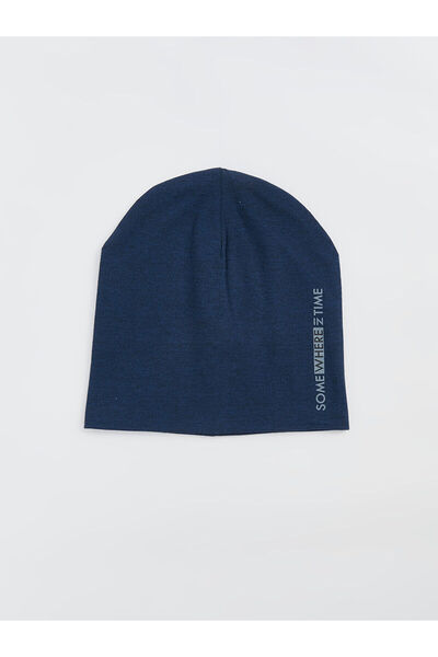 LC Waikiki Herren Baskenmütze - Text bedruckt