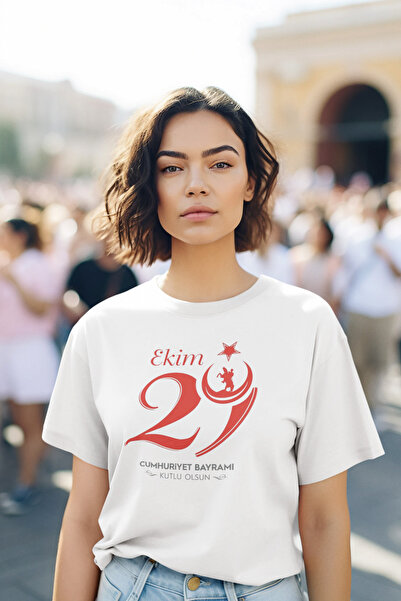 STILXX Γυναικείο μπλουζάκι με στάμπα STIL-X ATATURK, 100% ΒΑΜΒΑΚΙ, ΚΑΝΟΝΙΚΟ Ε...