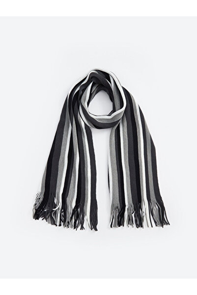 LC Waikiki Eșarfă scurtă pentru bărbați cu ciucuri Azestrend New Season