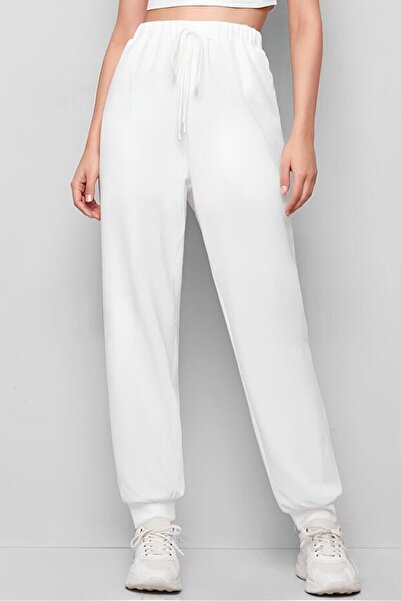 LiyAdaCo Unisex λευκό φούτερ με φλις εσωτερικά