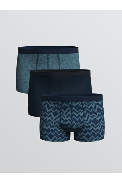 LC Waikiki Set de 3 boxeri flexibili pentru bărbați din bumbac de formă standard