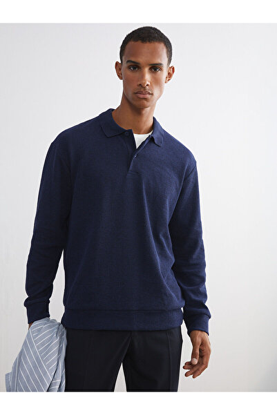 LC Waikiki Peak New Season Polo Neck Long Sleeve Men's Sweatshirt