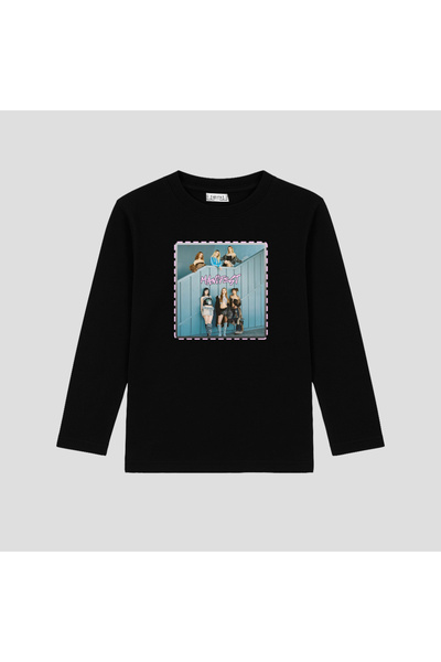 TeNeT تي شيرت مطبوع بأكمام طويلة من مانيفست ميوزيك جروب (LBL590 S) (4-13 سنة)