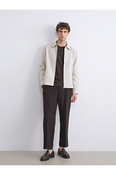 LC Waikiki Plus New Season Comfortable Fit Shirt Collar Men's Coat