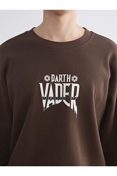 LC Waikiki Визия Нов сезон Велосипедна блуза с дълъг ръкав и принт от „Междузвездни войни“ за мъже