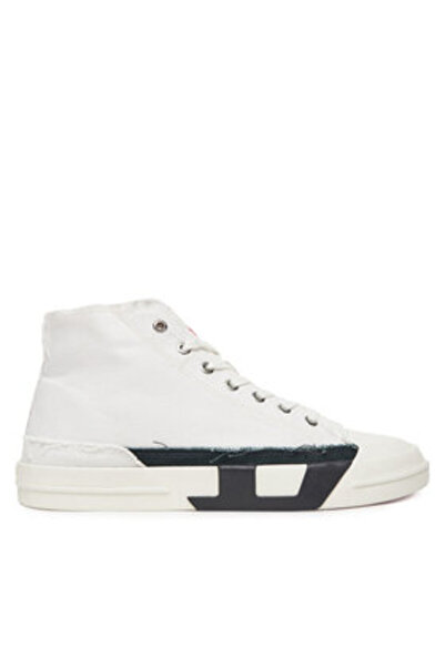 Diesel Ανδρικά Αθλητικά Παπούτσια Λευκά DIESEL-Y03505PR012 HA686 ΦΩΤΕΙΝΟ ΛΕΥΚΟ/ΜΑΥΡΟ