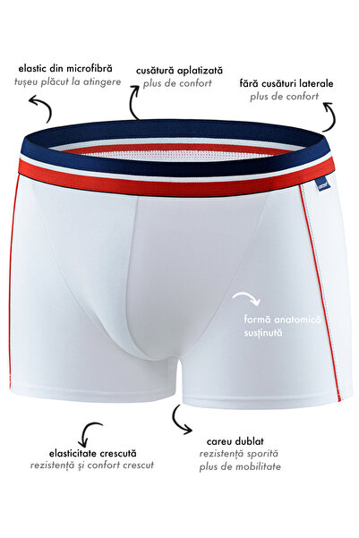 uniconf Set of 5 men's boxers UBB107PECALB made of cotton with lycra