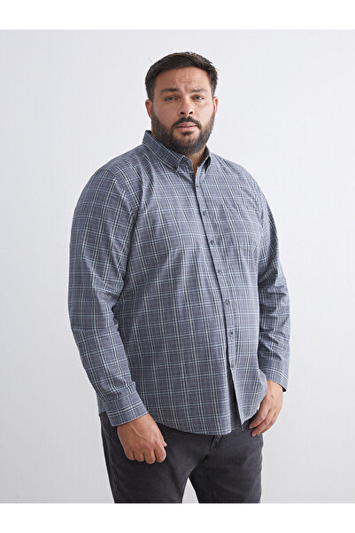 LC Waikiki Ozmarka New Season Regular Fit Long Sleeve Plaid Poplin Men's Shirt