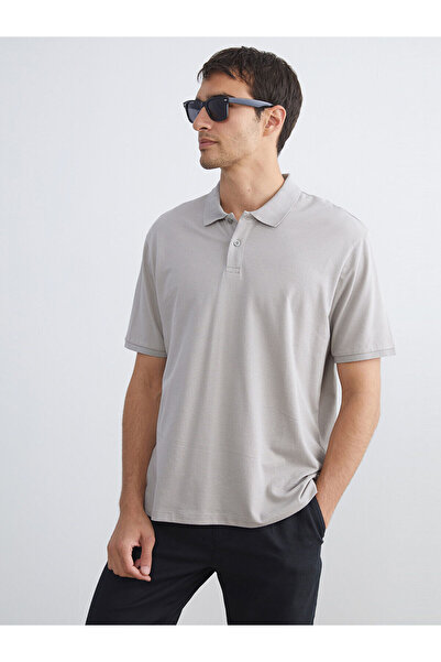 LC Waikiki Nevavm Polo Collar Pique Men's T-Shirt with Difference