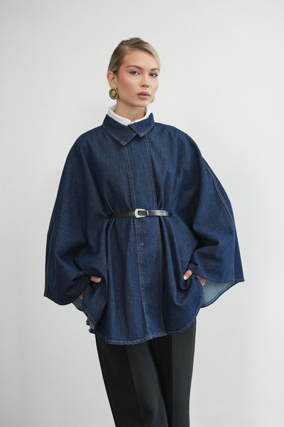 Molly Nelly Жіночий поясний котловий плащ-пальто