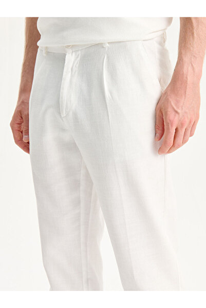 LC Waikiki Standard Fit Linen Look Men's Trousers