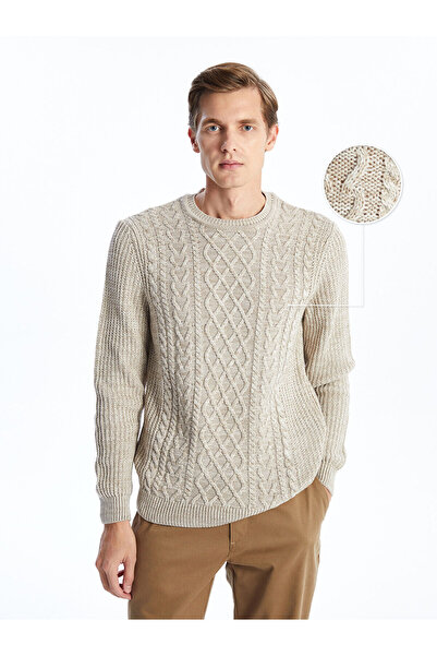 LC Waikiki Ανδρικό πλεκτό πουλόβερ με μακρυμάνικο ζιβάγκο
