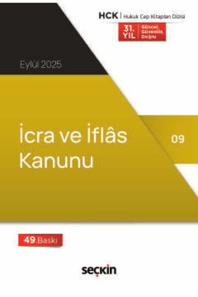 Seçkin Yayıncılık İcra ve İflas Kanunu (Cep Kitabı) 49. Baskı, Eylül 2025
