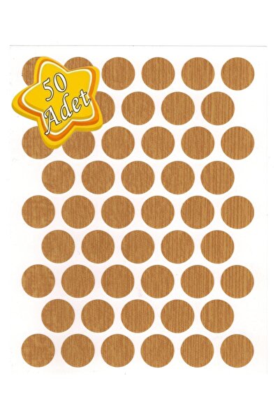 Mobilyap Meşe - Vida Kapatıcı Yapışkanlı Vida Tapası Tıpası Kapağı Vida Gizle...