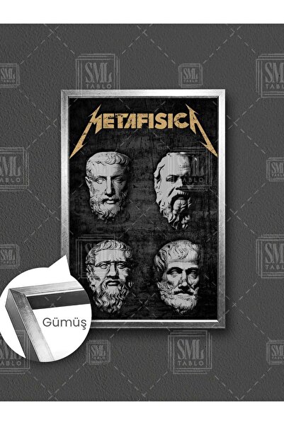 SML TABLO Metafisica Metafizik Felsefe Filozof Aristo Sokrates Platon Eflatun...