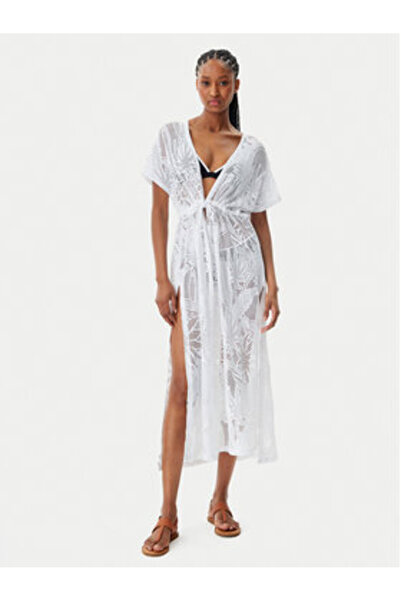 Banana Moon Γυναικείο Φόρεμα Παραλίας ELVIE COCOBEACH Λευκό