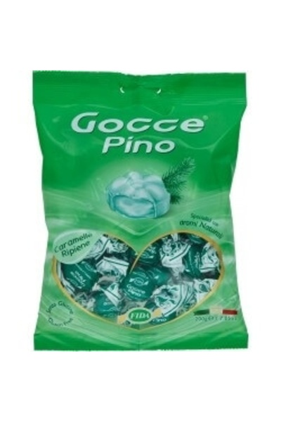 GOCCE Bomboane Italia umplute cu extract pin de munte Fida Pino 175g