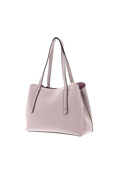 Guess Women's Brenton Girlfrie Bag Beige Shopper Fashionable And Roomy