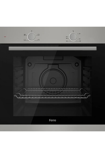 Ferre XE61MDV - SS208 - D088 4 Prog. Mekanik Statik XL 78 Litre Ankastre Set - Gri