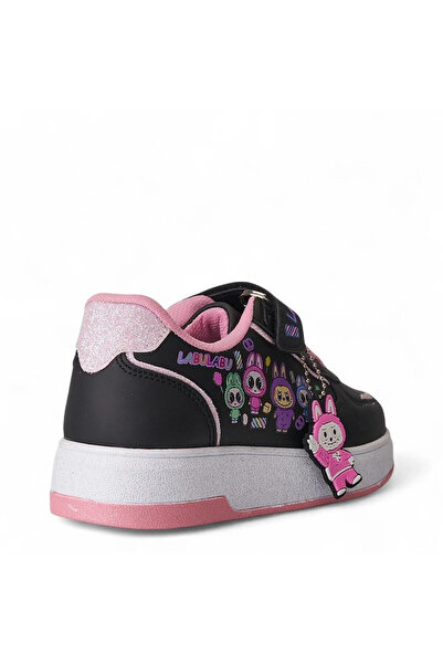 NeSe Shoes Labu Labu Baskılı Kız Çocuk Spor Ayakkabısı Sneaker (1 NUMARA BÜYÜK ALINIZ)(DAR KALIP)