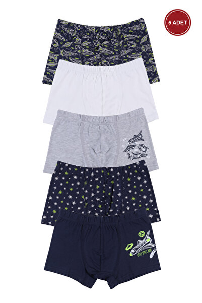 koza iç giyim Bumbac pentru băieți, pachet de 5, cu imprimeu boxeri