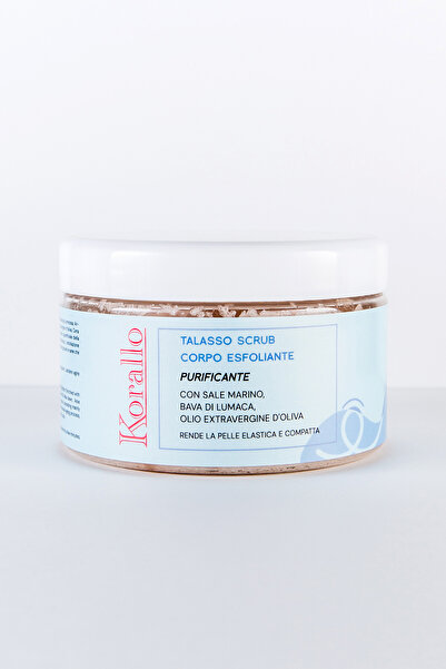 korallo SCRUB CORP BIO CU SARE DE MARE SI ULEI DE CANEPA