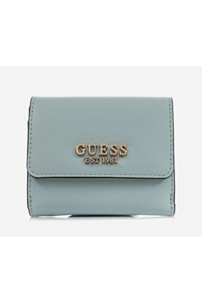 Guess Wallet Blue Laurel Slg Card &amp; Coin