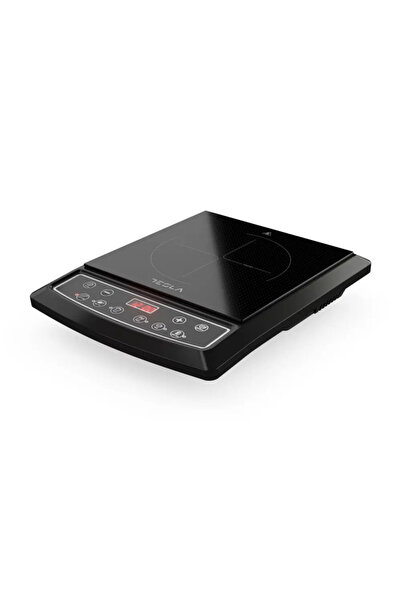 TESLA Induction hob IC200B, 1500W, Ceramic, Digital display, 8 settings, 6 programs, Timer, Black