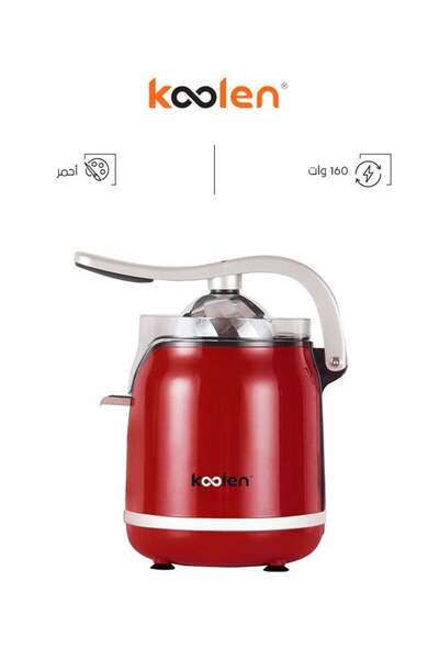 Koolen عصارة حمضيات كهربائية من كولين، 160 واط، لون أحمر