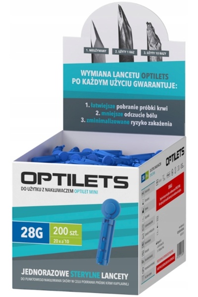 Other Lancete OPTILETS pentru lancete STERILE Diagnostic 200 buc.
