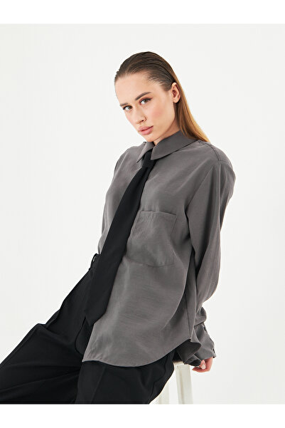 LA PANTE Men's Collared Shirt with Tie