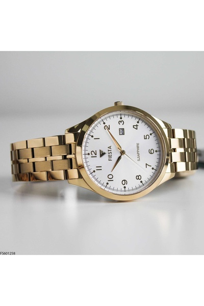 Fiesta Fs601258 Men's Steel Band Wrist Watch