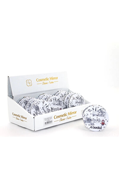 Epilons مرآة يد بتصميم اسطنبول المرصعة بالحجر Alk2481