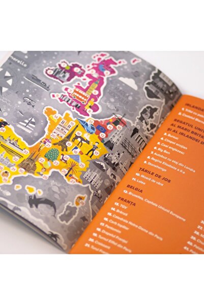 Mimorello Puzzle rotund - Harta Europei, 160 piese